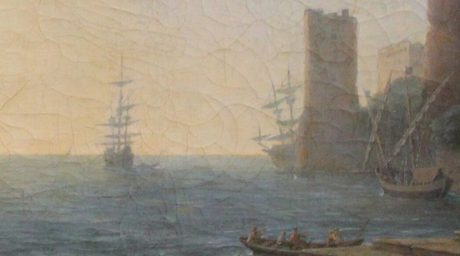 Porto ao Nascer do Sol, de Claude Lorrain: navios rumo ao sol no horizonte